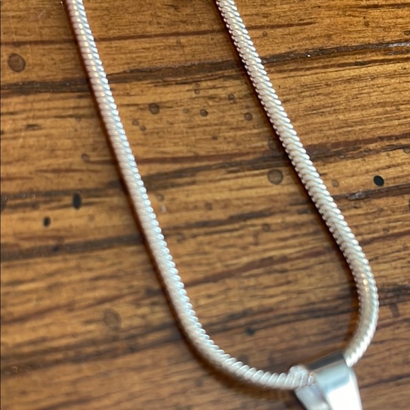 Kyanite and Selenite Pendant Necklace - Picture 5 of 5